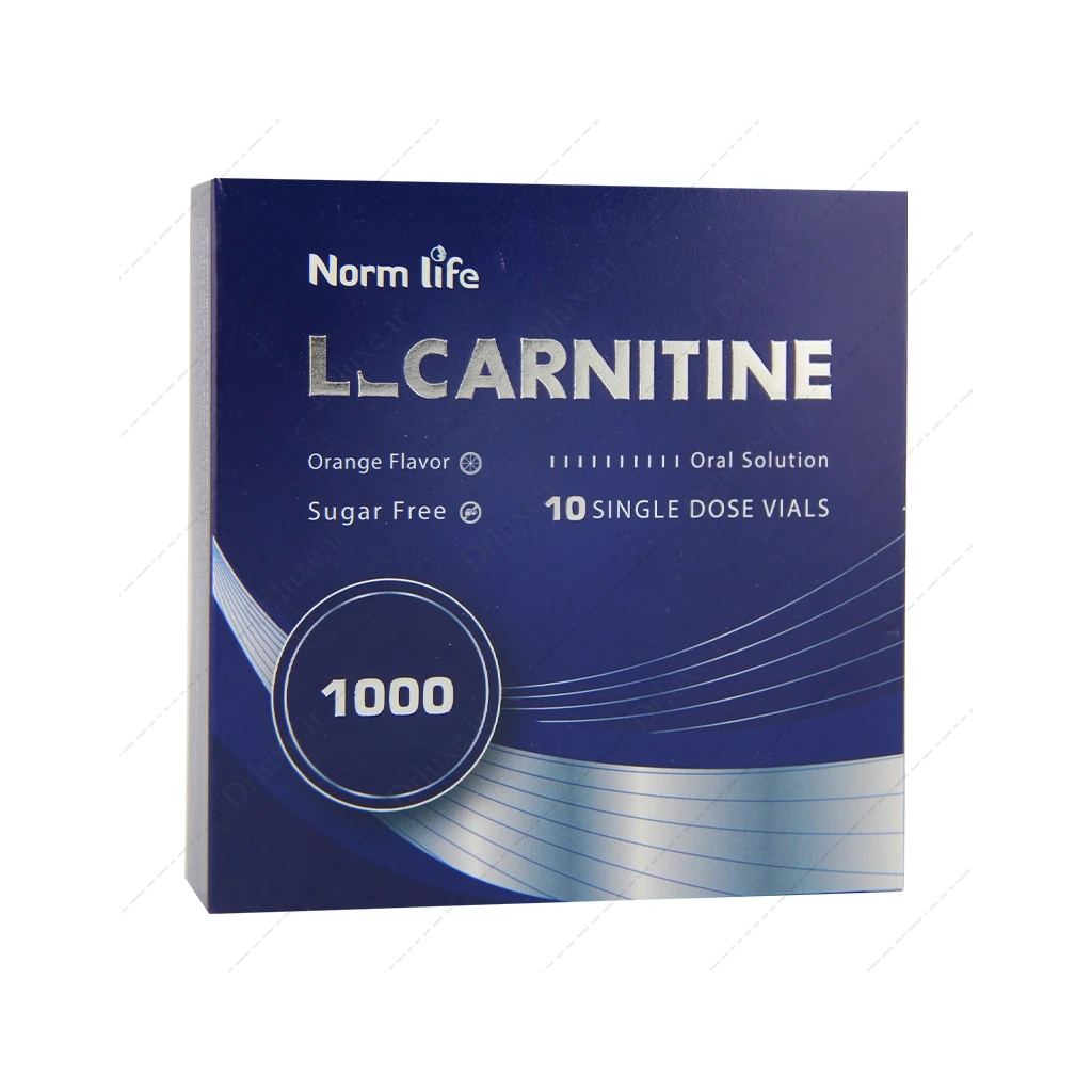 ویال ال کارنیتین 1000 میلی گرم نورم لایف